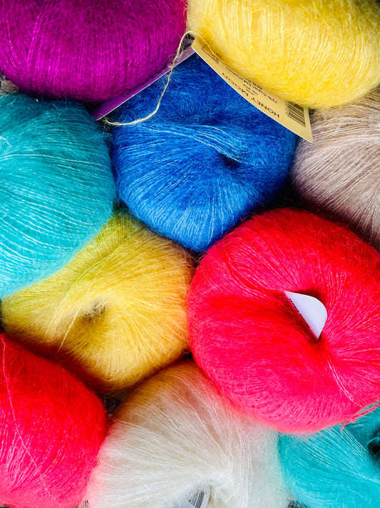 La laine Mohair & Soie