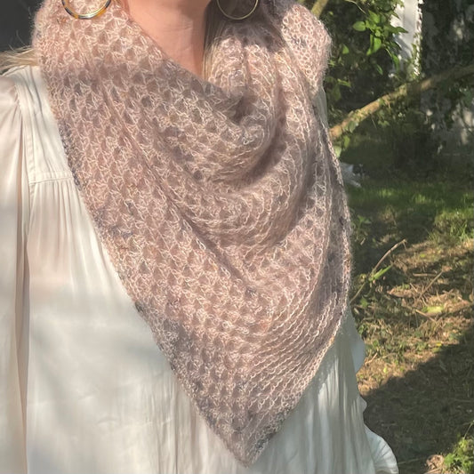 Le Maxi CARRÉ bobo beige rosé