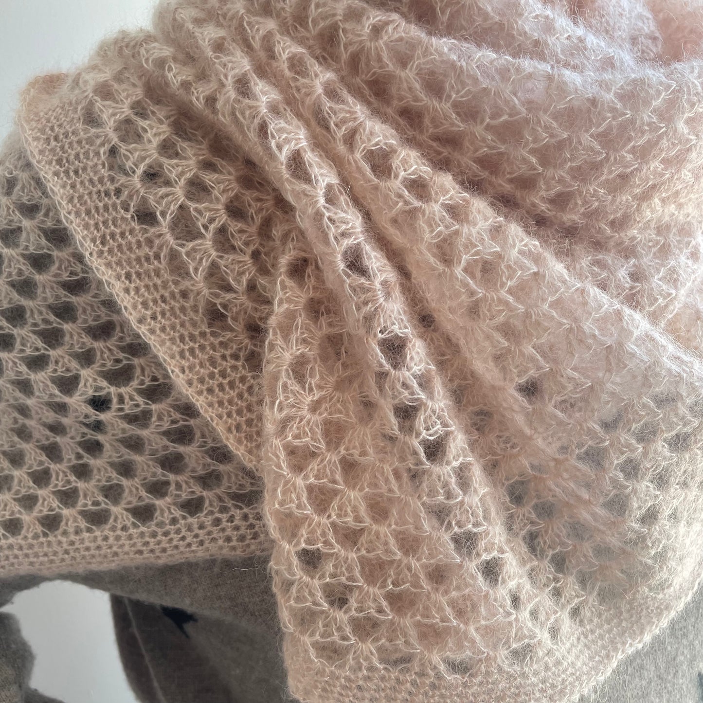 Maxi CARRÉ bobo beige rosé