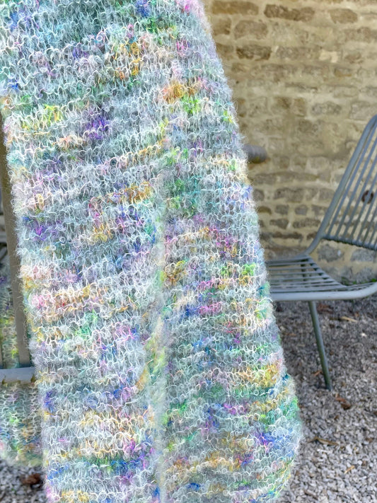 Le châle bobo Alpaga et Soie