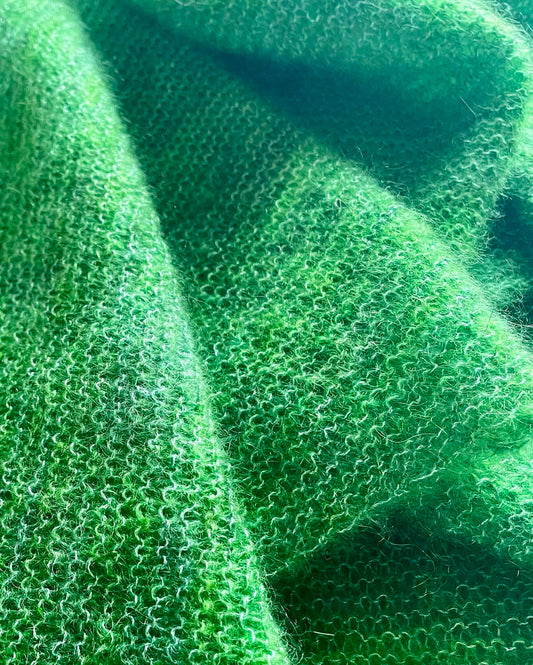 Le CHÂLE bobo vert sapin