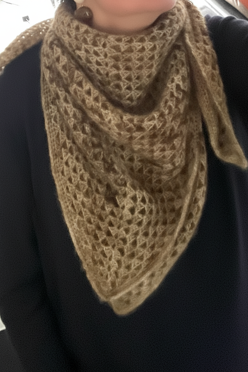 Maxi CARRÉ bobo chiné marron