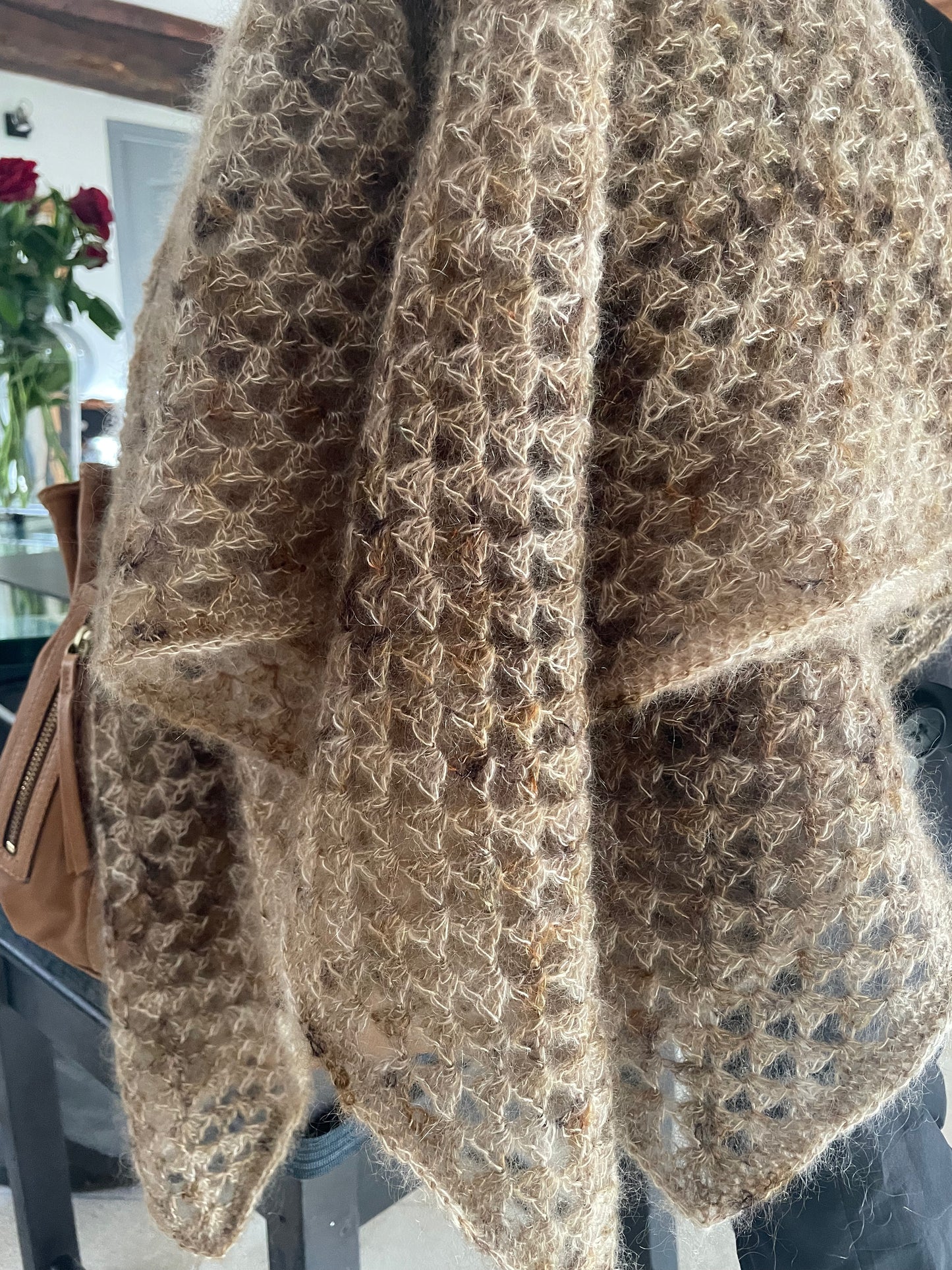 Maxi CARRÉ bobo chiné marron